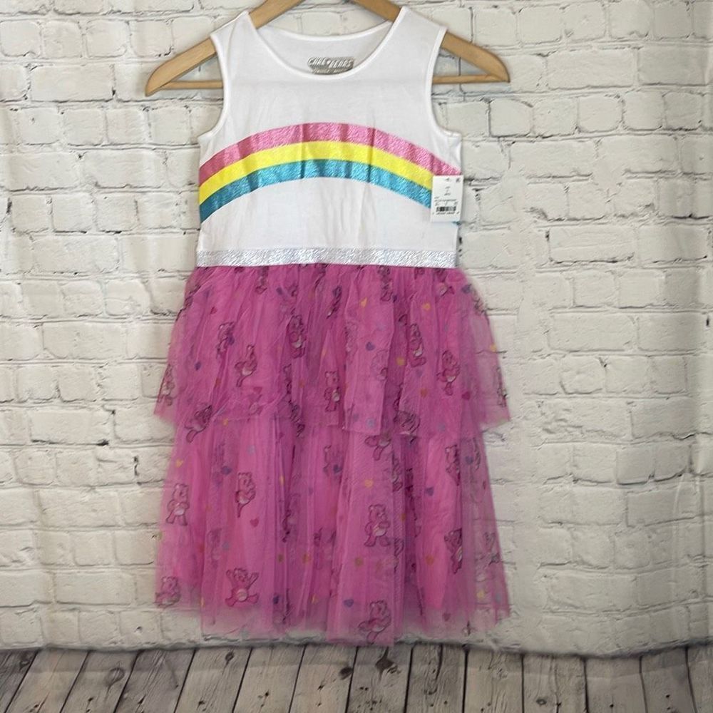 Girl’s Care Bears Pink Tutu‎ Dress Sleeveless size large